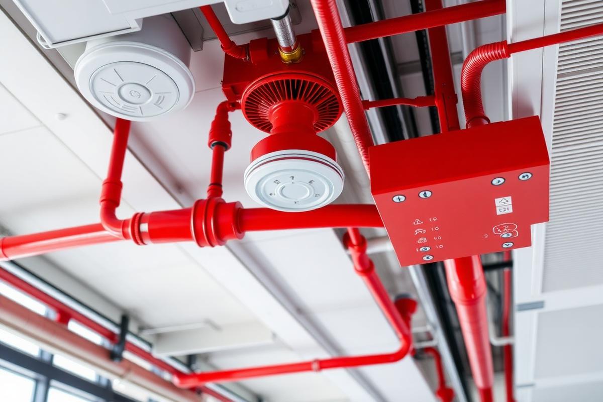 Hệ thống phòng cháy chữa cháy - sprinkler và đầu báo khói